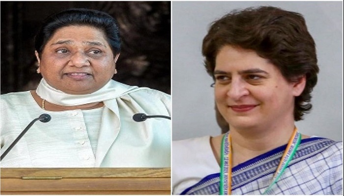 प्रियंका गांधी-मायावती