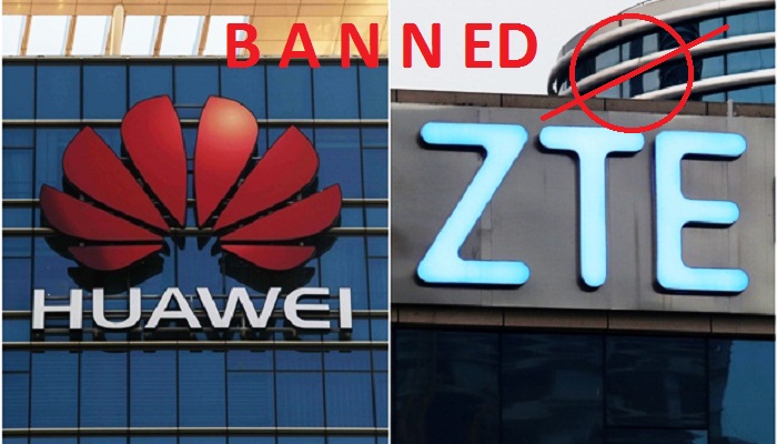 Huawei और ZTE पर बैन