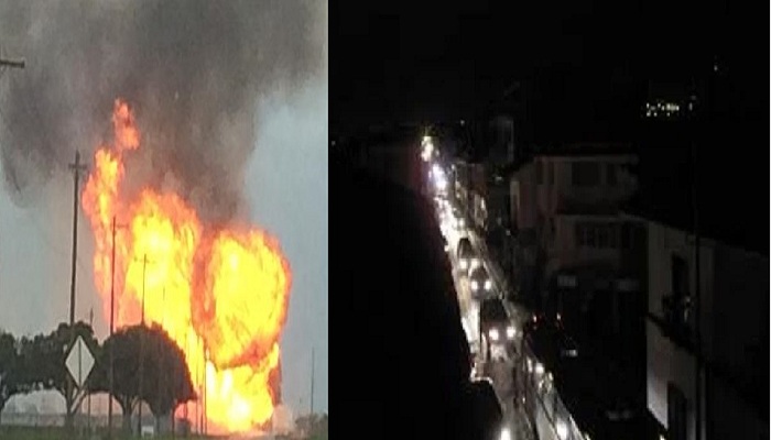 Explosion on the arab gas pipeline