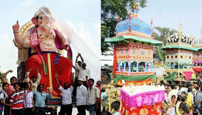 Ganesh Chaturthi Muharram procession banned
