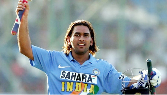Dhoni started his entry in international cricket