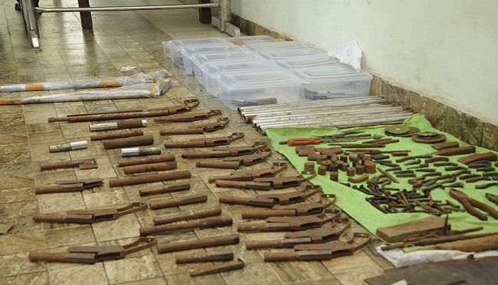illegal arms factory