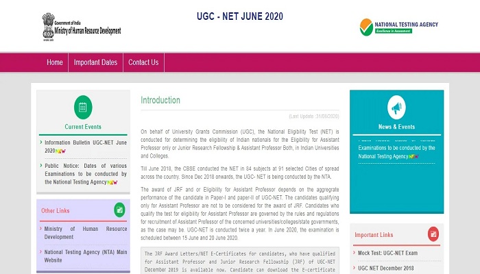 NTA UGC NET