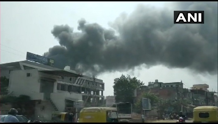 केमिकल फैक्टरी में लगी आग Ahmedabad Fire in chemical factory 