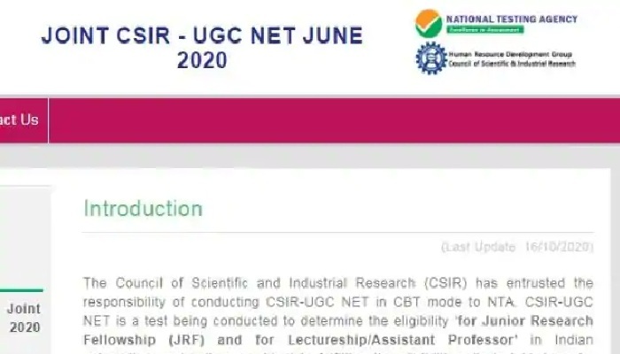 CSIR ugc net