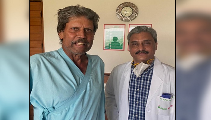पूर्व क्रिकेटर कपिल देव अस्पताल से डिस्चार्ज Kapil Dev discharged from hospital