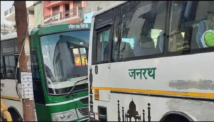 बसों की लखनऊ में नो एंट्री No entry in Lucknow