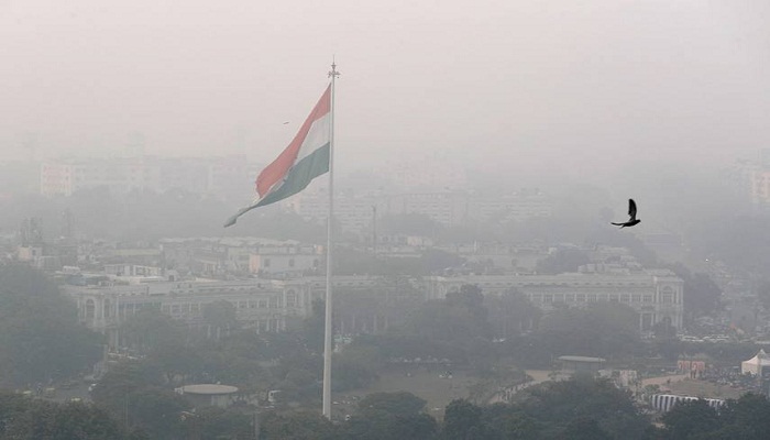 दिल्ली-एनसीआर में स्मॉग छाया Smog shadow in Delhi-NCR