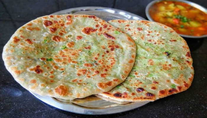 matar paratha