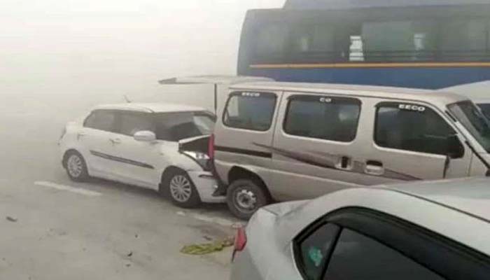 accident due to fog