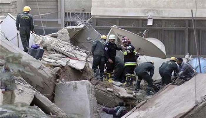 Egypt - building collapsed