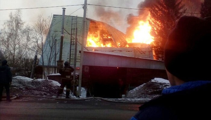 रूस के वृद्धाश्रम में लगी भीषण आग Heavy fire in Russia's old age home