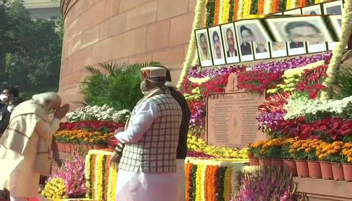 tribute to martyrs of parliament attack