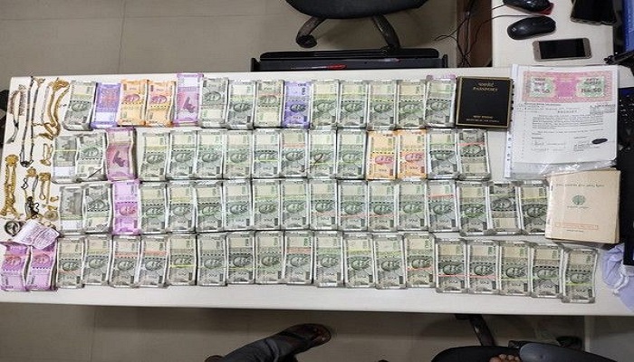 37 lakh cash found