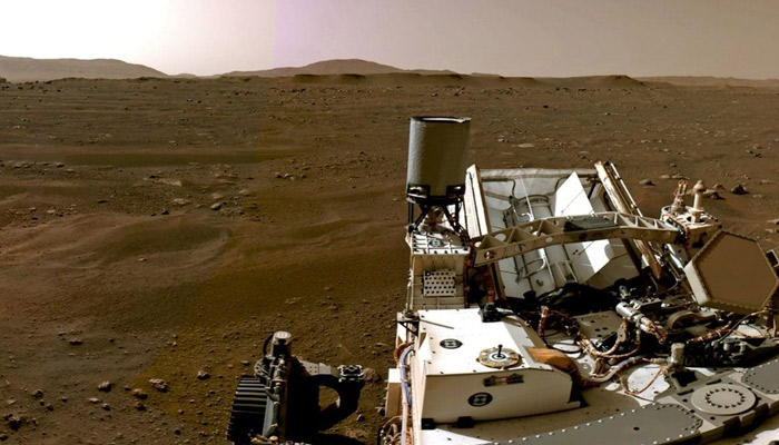 मंगल ग्रह पर लैंडिंग का ऑडियो-वीडियो