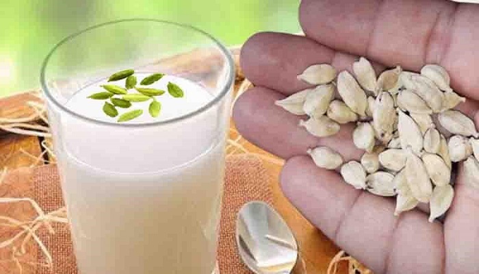 benefits of milk with cardamom