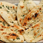 Cheese Stuffed Garlic Naan