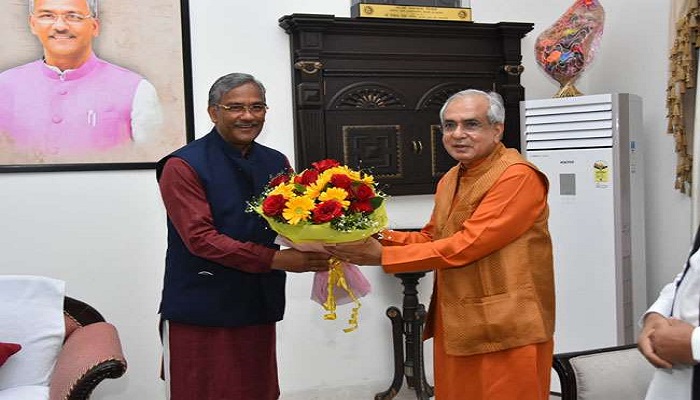 NITI Aayog Vice-President meets Trivendra