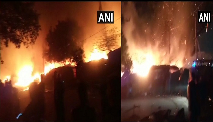 fire brokeout in okhla phase-2