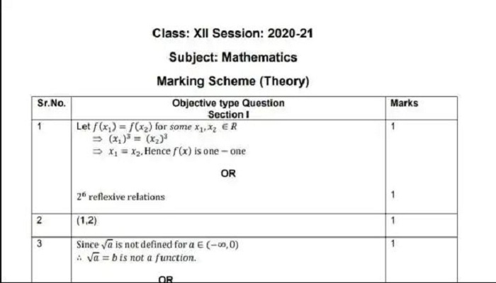 CBSE 12th maths sample paper