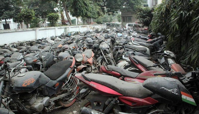 seized vehicles will be parked