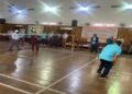 Badminton and table tennis triangular competition