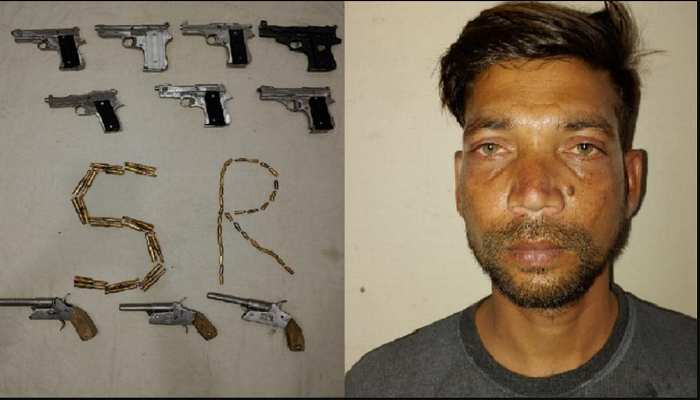 illegal arms smuggler arrested