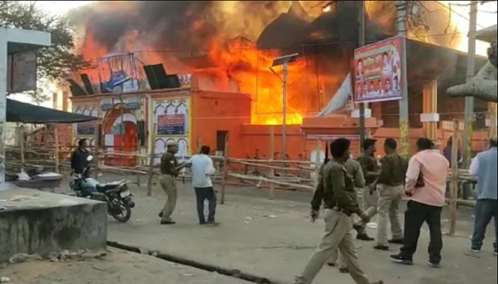 fire brokeout Pataleshwar Mahadev Temple