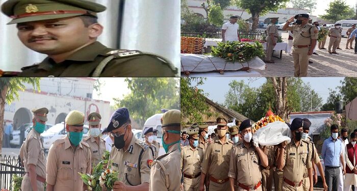 Last farewell to martyred inspector