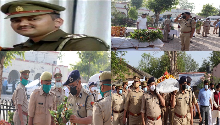 Last farewell to martyred inspector