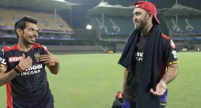 Yuzvendra Chahal is angry with Maxwell