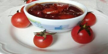 sweet and sour tomato pickle