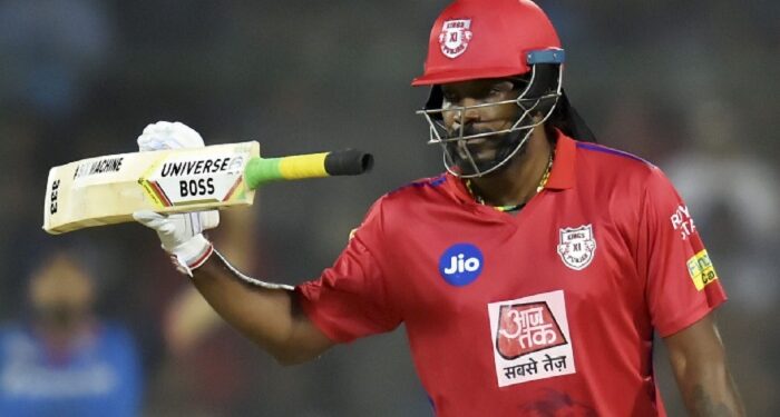 Chris Gayle made history by completing 400 fours in his IPL