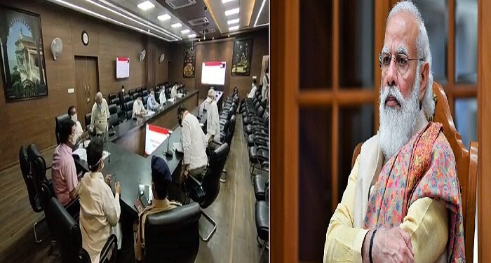PM Modi has a virtual meeting