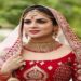 Beautiful actress Shraddha of Tele World once again dressed up as a bride