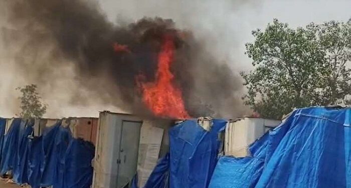 Fire in Modern Rail Coach Factory