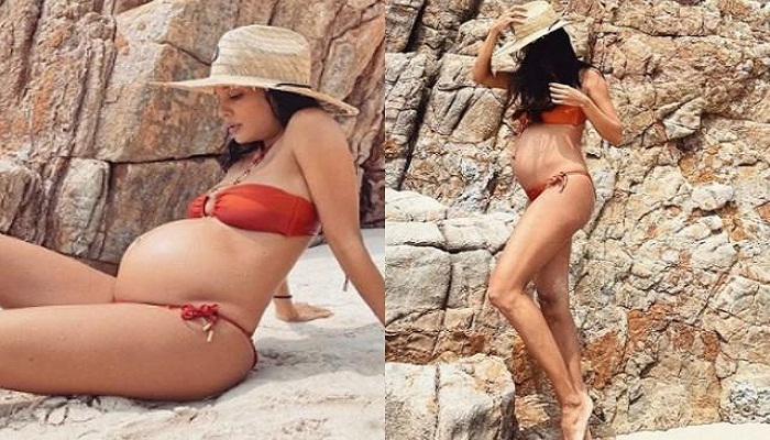 Lisa Hayden shares her photos while flaunting baby bump