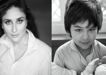 Kareena Kapoor showed her young son's face on Mother's day
