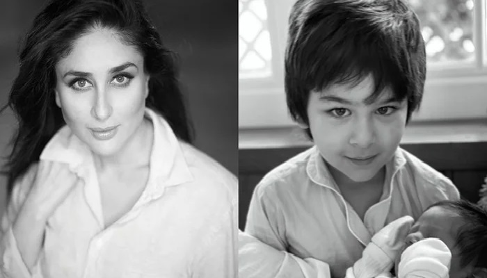 Kareena Kapoor showed her young son's face on Mother's day