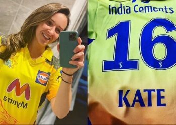 Kate Cross thanks Chennai Super Kings via social media