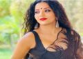 Bhojpuri actress Monalisa seen in havoc in black dress