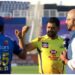 Mumbai Indians won the toss and challenged Dhoni to battle