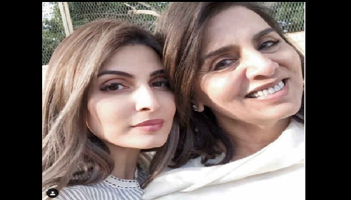 On the special occasion of Mother's Day, Riddhima shared a picture with her mother