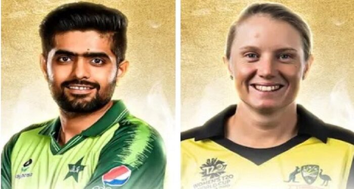 Babar Azam and Alyssa receive Player of the Month Award in April