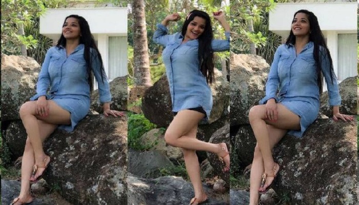 Actress Monalisa gave a dance, seeing fans crazy