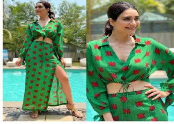 Karisma Tanna caused havoc in green dress, went viral on social media