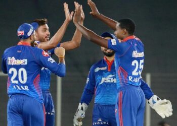 Delhi thrashed Punjab by 7 wickets, once again at top of the points table