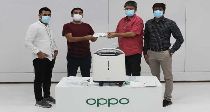 OPPO gave 1,000 oxygen concentrators to Uttar Pradesh government