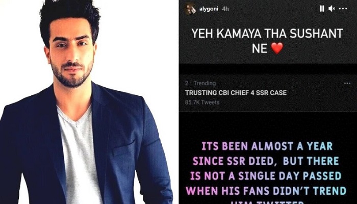 Bigg Boss fame Ali Goni praised Sushant's fans, saying he had earned it