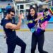 In Cape Town, Arjun Bijlani along with Aastha Gill put splash in their songs